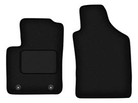 Black front mats for: Ford Ka MK2 FL hatchback (2012-2018)
