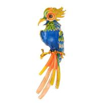 Multipurpose Fun Sophisticated Parrot Brooch Elegant Designs Portable Fashion Accessory for Performers Daily Outfit 1