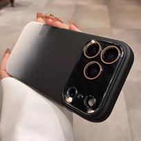 Gradiento spalvos skysto silikono dėklas, skirtas iPhone 16 Pro Max, su dideliu langeliu ir objektyvo plėvele 12 Pro Max pink