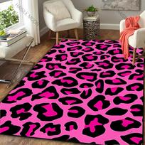 3D Colorful Leopard Themed Carpet New Release! Rug for Living Rooms Bedrooms, Office Areas, Durable Machines Washable Mats Gift 40cm x 60cm
