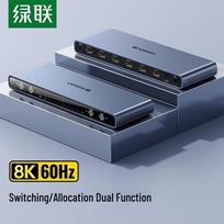 UGREEN HDMI 2.1 8K 4-Input 2-Output Matrix Switcher Splitter