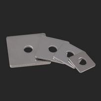 304 Stainless Steel Square Gasket Washer for Curtain Wall Spacer M3 M4 M6 M16 M4*10*1.0