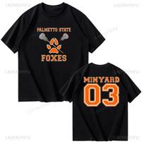 Viskas Žaidimui Palmetto State Foxes Andrew Minyard Medvilnė Aukštos Kokybės ES Dydis Viršutiniai Drabužiai Vyriški Marškinėliai Y2k Unisex Harajuku Drabužiai XXXXL