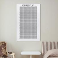 4000 Inspirational Life Decoration Wall Weeks Calendar Classic Motivational Quotes Life In Weeks Poster For Bedroom Kitchen france