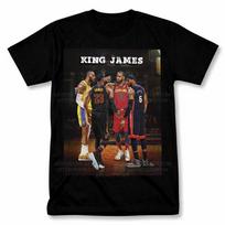LeBron King James Championship Graphic T shirt Vintage Style Basketball Fan Tee XL