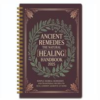 Natural Remedies Handbook with Ancient Cures for Family Health PP Cover Waterproof Notebook for Home Office Travel Gift A