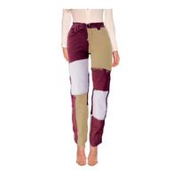 22 Years Beggar Patchwork High Elastic Women's Denim Jeans Extra Small kava