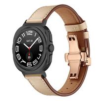 Leather Band For Samsung Galaxy Watch 7 ultra 47mm Accessories belt correa bracelet for Samsung Galaxy Watch ultra strap 47 mm galaxy watch 7 ultra