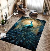 Forest Animal Themed Deer Mat Fox and Bird Pattern Universal Carpet Living Room Terrace Bedroom Kitchen Home Decor Board Mat 40X60cm