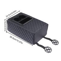 Car Rear Seat Armrest Automotive Arm Rest Booster Pad Rear Bench Seat Consoles for SUV Truck Sedan Vehicle