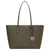 MICHAEL KORS ARDEN Brand Logo Coated Canvas Tote Bag Shopping Bag Handbag Large Women's Dark Dark Green žalia