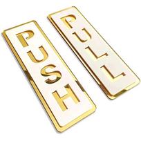 2PCS Acrylic Push Pull Door Signs Easy Install Strong Hold for Café Restaurant Store Durable Acrylic Signage auksas