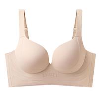 Plus Size Seamless Push-Up Bra: Lifts, Supports & Minimizes Large Breasts, Adjustable & Wireless Design 36/80CD