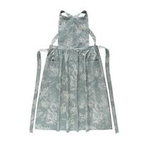 Portable Elegant Kitchen Apron with Pockets Exquisite Cleaning Apron Retro Soft Water-repellent Apron Kitchen