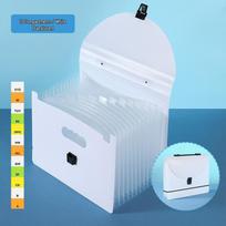 A4 Accordion Tote: 25-Layer Large Capacity Document Holder & Stand-Up Organizer for Students