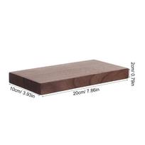 Riešuto medienos plokštės Plona mediena Neapdorota lenta 20x10x2cm Medinės lentos Natūrali kieta mediena „pasidaryk pats“ baldams Grindims Amatai gray