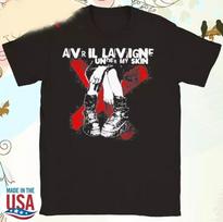 Avril Lavigne Under My Skin 20Th Anniversary T-shirt size S-5XL Unisex T-Shirt XXXL