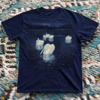 Y2K dreamy swan night lake tshirt, Vintage funny tshirt Unisex T-Shirt XXXXL
