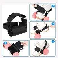 Dumbbell Foot Attachment Tibialis Trainer Adjustable Ankle Weights Leg Workouts Extensions Home Gym Shaping Equipment black