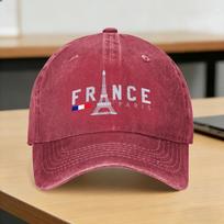 Washed Baseball Cap France Paris French Flag Spring Trucker Hat For Men Women Yk Cute Tennis Skate Sun Baseball Caps One Size