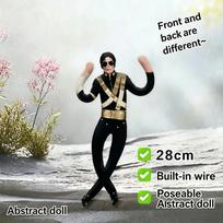 Naujo stiliaus Michael Jackson Cosplay rekvizitas Lėlė Pliušinė Kimšta figūrėlė Lėlės Kambario dekoracija Abstrakčios sąnarių judumo priemonės Dovana