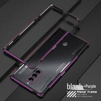 Compatible with Nubia Red Magic 8sPro/8Pro+ Metal Frame Phone Case - Ultra-thin, Protective with Lock Screw and Heat Dissipation Features