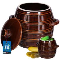 Keraminė statinė su dangčiu rauginimui 2,5 l
