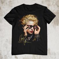 New Madonna Signature T-Shirt For Fan All Size Gift S-5XL Unisex M brown