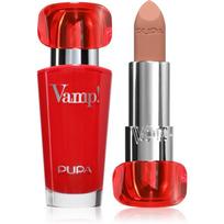 PUPA Milano Vamp! Luminous Lipstick dažai putlioms lūpoms atspalvis 105 Light Chestnut 3.5 g