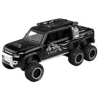 1/24 Land Rover Defender Six-Wheel Off-Road Vehicle Model Simulation Sound Light Children's Game Toy Car Boy Gift gray