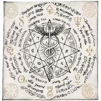 Maces Rune Tarots Tablecloth Astrologys Witchcrafts Deck Cloth Wall Decors B 50x50cm