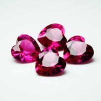 CERTIFIED Natural Red Ruby 4.00 Ct Brilliant Heart Cut Mogok Lot Loose Gemstone 6.00 mm Each raudona