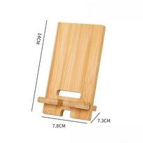 Wooden Desktop Phone Holder Multi-functional Lazy Bracket Mobile Phone Stand  For Home/Office S-style2