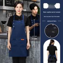 Adjustable Waterproof Oil-Proof Women's Apron with Logo - Stain-Resistant Kitchen & Restaurant Workwear