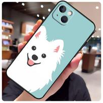 Japanese Spitz Dog Back Case For iPhone 11 14 Pro Max 12 13 Mini 7 8 Plus SE 2020 X XR XS Max Phone Coque iPhone 13
