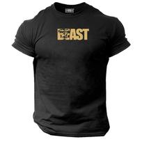 Beast T Shirt Gym Clothing Bodybuilding Training Workout Boxing Gorilla MMA Top S