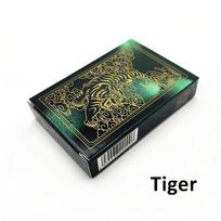 Kūrybinės skaidrios žaidimo kortos Dragon Tiger pokerio kortos