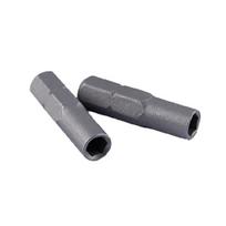 2Pieces Hex Shank Adapter for 1/4Inch 6.35mm to 4mm Bits Shape Applications Manual/Electric Screwdriver Bit Adapter 1