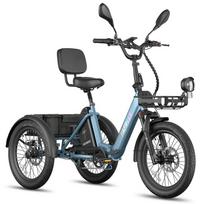 Fafrees F20 Mate Elektrinis krovininis dviratis 20  250W variklis Dvigubi diskiniai stabdžiai 48V 21AH Sulankstomas elektrinis dviratis Maksimali apkrova 180Kg žalia