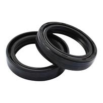Rubber Front Fork Dust Oil Seal with Reinforced Lip and Anti Wear Coating For 125-250cc 125-250cc Easy Install 1 Pair 1