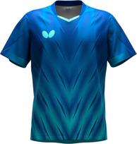 Butterfly Table Tennis Game Shirt Fraser Shirt Blue M 47170 177