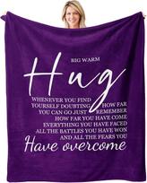 Healing Hug Throw Blanket x  Get Well Sympathy Inspirational Gifts for Women  Cancer Care  Surgery Recovery Gift 100x150cm