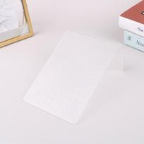 120 Holes Frosted Acrylic White Jewelry Display Stand Earrings Ear Stud Holder Jewelry Storage one size