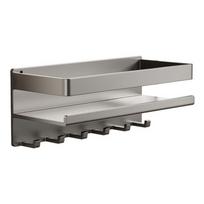 Carbon Steel Refrigerator Magnetic Shelf Punch Free Large Capacity Kitchen Storage Shelves Space Saving Wall Mounted pilka