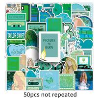 50 Taylor Swift Self-Titled Album Graffiti Stickers - Creative Celebrity Merchandise for Phone Decoration