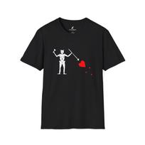 Blackbeard Pirate Flag T-Shirt S įvairiaspalvis