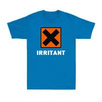 Irritant Symbol Fancy Dress Annoying Joke Chemical Humor Gift Men's T-Shirt S įvairiaspalvis
