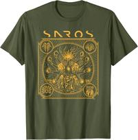 Saros Golden Deity Sigil T-Shirt S įvairiaspalvis