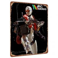 Arc Raiders Game Character Metal Wall Art Decorative Painting for Home Office Decoration 20X30CM