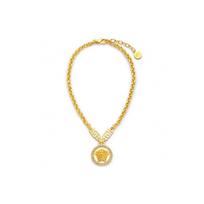 Versace Icon Medusa Karoliai Balti/Auksiniai Unisex Papuošalai DG1E009-DJMX-D01O One Size